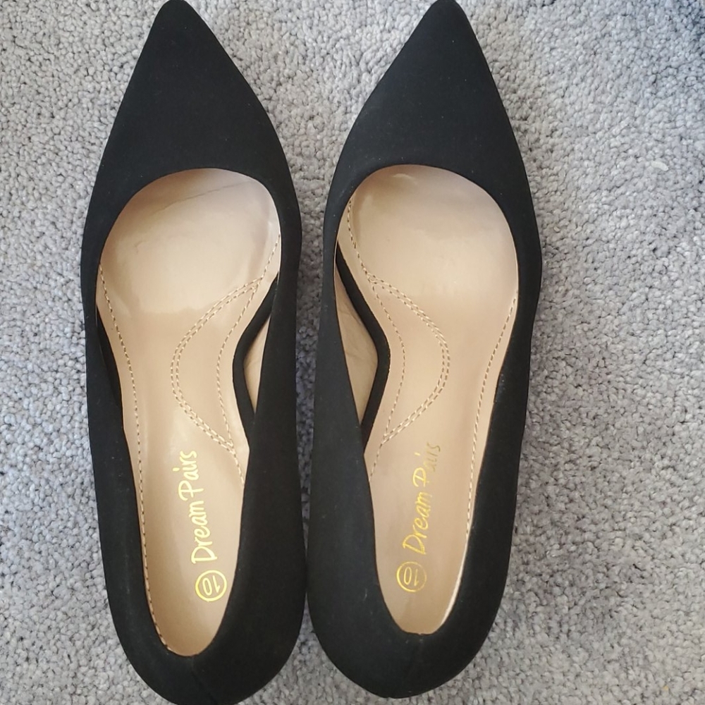Size 10 black high heels